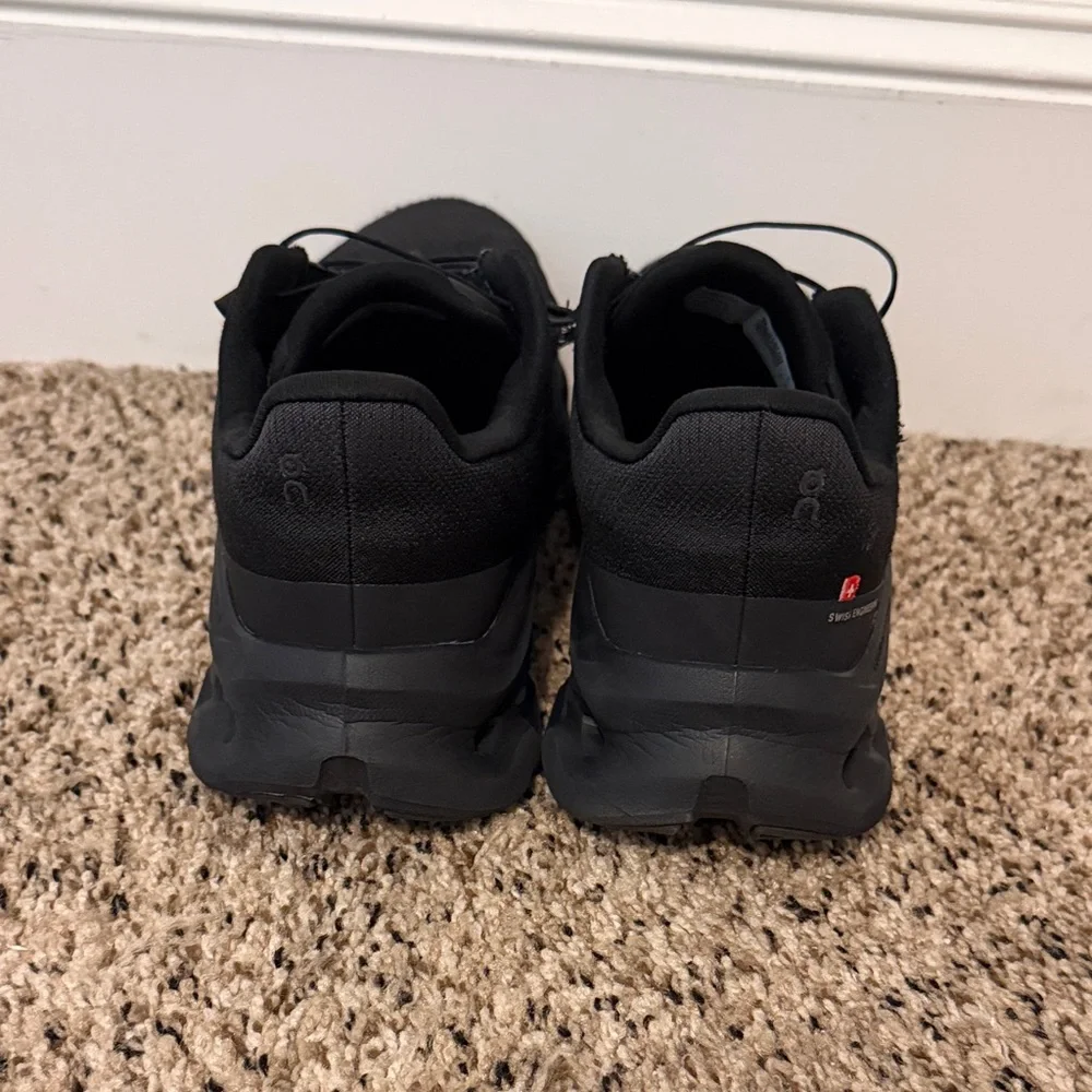 On Running Men's All-Black Cloudnova Lace-Up Sneakers